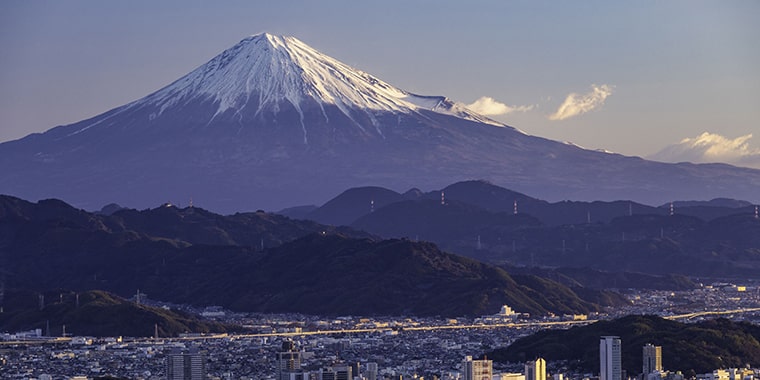富士山と風景